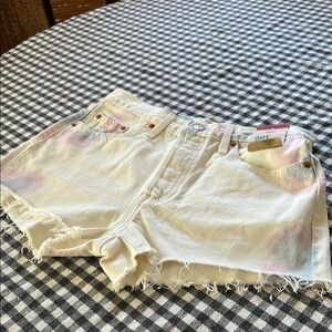Tie dyed Denim Women's Shorts.  NEW